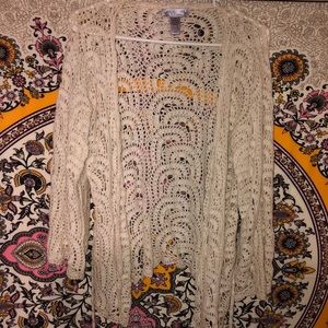 Off-White Tie Cardigan
